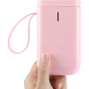 D11 Bluetooth Taşınabilir Termal Etiket Yazıcı - Pembe