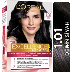 L'Oréal Paris L'oreal Paris L'oréal Paris Excellence Creme Saç Boyası 1.01 Derin Saf Siyah