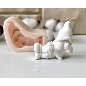 Yan Yatan Silikon Kalıp Bej