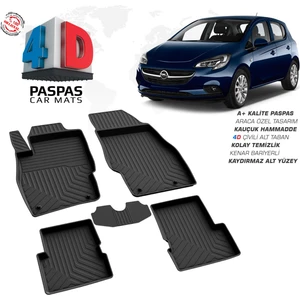 Opel Corsa E 4d Havuzlu Paspas 2014-2019 Arası
