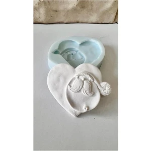 Kalpli Noel Baba Silikon Kalıp