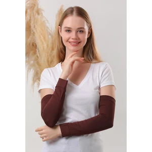 Melodi Scarf Tesettür Kolluk Kahverengi