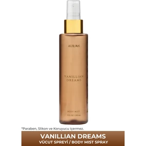 Vanillian Dreams Kadın Parfümlü Vücut Spreyi 150 ml – Ferahlatıcı, Kalıcı ve Gün Boyu Etkili Body Mist