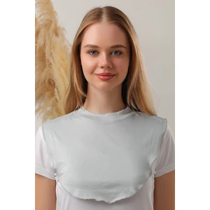 Melodi Scarf Tesettür Boyunluk Gri