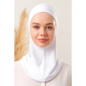 Melodi Scarf Kadın Tesettür Boyunluklu Hijab Spor Bone Ekru