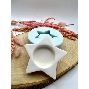 Yıldız Mumluk Silikon Kalıp