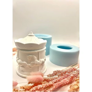 Atlı Karınca Kapaklı Kutu Silikon Kalıp