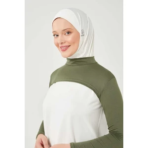 Melodi Scarf Balıkçı Yakalı Boyunluklu Kolluk Haki