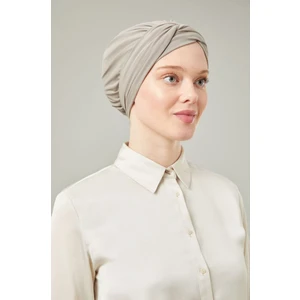 Melodi Scarf Kadın Tesettür Dolama Bone Taş Rengi
