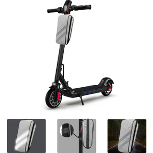 Microcase Taşınabilir Su Geçirmez 3 Bölmeli Geniş Iç Hacimli Flaşörlü Scooter Bisiklet Çantası AL4249