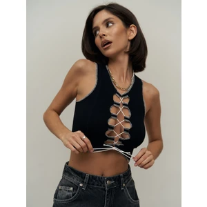 Mai Collection Rawon Siyah Crop