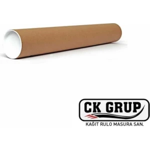 CK Grup Ck Rulo Kapaklı Silindir Kutu Gönderi Poster Kutusu 5 cm x 52 cm