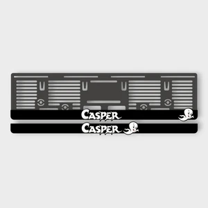Casper 3D Kabartmalı Pleksi Araba Plakalığı