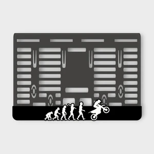 Evrim 3D Kabartmalı Pleksi Motor Plakalığı