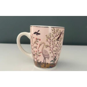 Sıakı Desenli Porselen Mug Pembe 200 ml