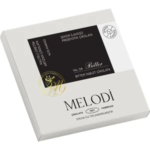 Melodi Çikolata Şeker Ilavesiz Prebiyotik (%70'lik) Bitter Çikolata 60G