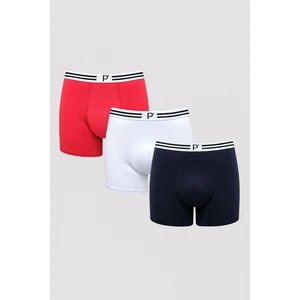 Erkek Cool Çok Renkli 3lü Boxer
