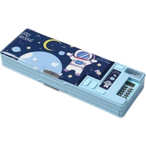 Öğrenci Çok Fonksiyonlu Büyük Kapasiteli Kırtasiye Kutusu Kalem Kutusu (Yurt Dışından)