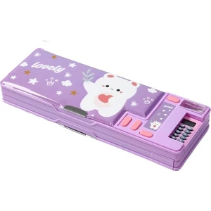 Öğrenci Çok Fonksiyonlu Büyük Kapasiteli Kırtasiye Kutusu Kalem Kutusu (Yurt Dışından)