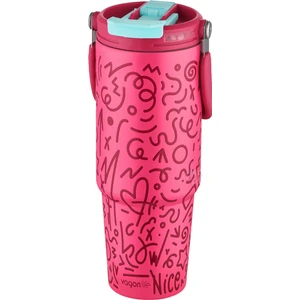 Tumbler Cup 0.89 30OZ Pipetli Rahat Içim Vakumlu Paslanmaz Çelik Termos FFVGN8137900 ml