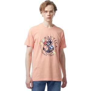 Nautıca Erkek Turuncu Standart Fıt Kısa Kollu T-Shırt V45238T.8DE