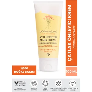 Bade Natural Çatlak Önleyici ve Nemlendirici  Doğal Vücut Kremi 100 ml