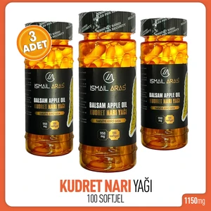 İsmail Aras Kudret Narı Yağı 100 Softgel 3 Kutu