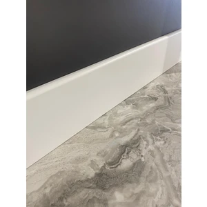 Pasha Dekor 12 cm Yalı Serisi T12 Model Lake Beyaz Pvc Süpürgelik