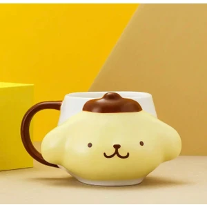 Syn İletişim Pompompurin Köstebek Y2K Sanrio Sakura Kupa Bardak Kahve Çay Hediye