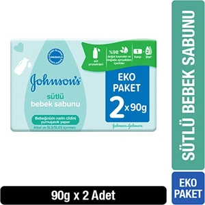 Johnsons Baby Johnson's Baby Sütlü Bebek Sabunu 90 gr 2 Adet