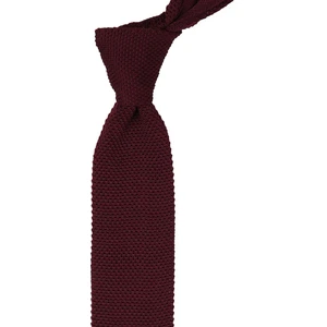 La Pescara Örgü Bordo Kravat 8011