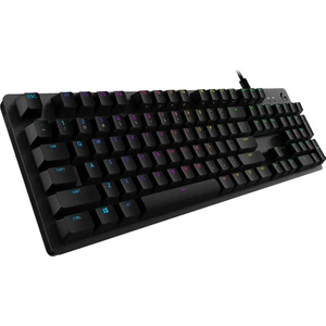G G512 LIGHTSYNC RGB Mekanik GX Blue Switch Türkçe Oyun Klavyesi - Siyah