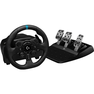 G G923 PS5, PS4 ve PC ile Uyumlu Yarış Direksiyonu ve Pedalları - Siyah