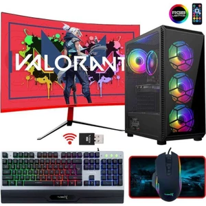 Xenon I7 860 16GB Ram 256GB SSD 4gb GT740 23.6 Inç Curved Monitör Oyuncu Bilgisayarı
