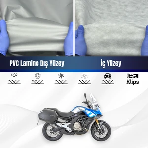 Ultra Shop Cf Moto 650 mt 4 Mevsim Motosiklet Branda Su Geçirmez Motor Brandası