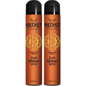 Saç Spreyi Parlatıcı Flash Shine 400 ml x 2