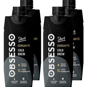 Shot Konsantre Cold Brew 310 ml 4 Adet