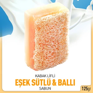 İsmail Aras Eşek Sütlü & Ballı Kabak Lifli Sabun 125 gr