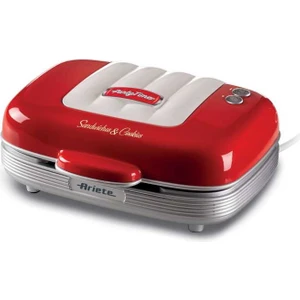 Party Time Sandwich Makinesi 3 In One Red
