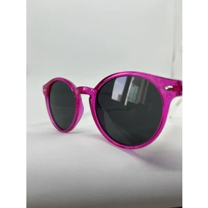 Kız Pembe Şeffaf Saplı Çocuk Güneş Gözlüğü 2-8 Yaş Polarize  Uv Korumalı Çocuk Güneş Gözlüğü