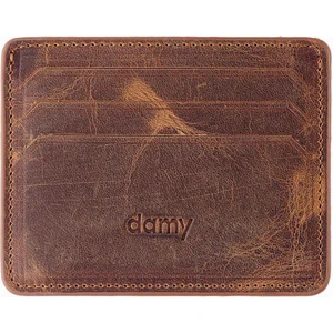 Hakiki Deri Unisex Kartlık 530CR - Taba