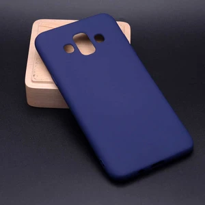 Samsung Galaxy J7 Duo Uyumlu Kılıf Soft Flexible Matte Silicone, Ultra Esnek Ultra Ince Ultra Koruyucu Pürüzsüz Mat Silikon