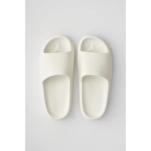 Biatriz Beyaz Eva Platform Günlük Plaj Yazlık Terlik