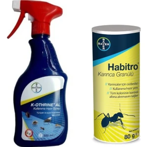 K-Othrine Al 500 + Habitro Karınca Granülü Ilacı 80 Gr.