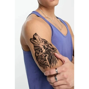 BP Tattoo Beyaz Diş Büyük Boy Kurt Dövmesi