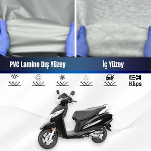 Ultra Shop Honda Activa 125 Su Geçirmez Motosiklet Branda 4 Mevsime Uygun Motor Brandası