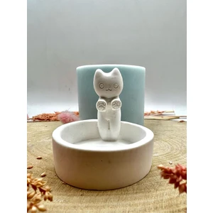 Üşümüş Kedi Silikon Kalıp