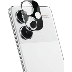 Xiaomi Redmi Note 13 Pro Plus 5g ile Uyumlu Kamera Lens Koruma Halkası Siyah - FC377