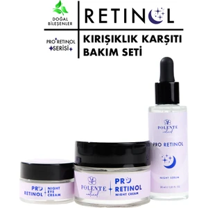 Polente Natural - Pro Retinol Serisi - Yaşlama Karşıtı Bakım Seti