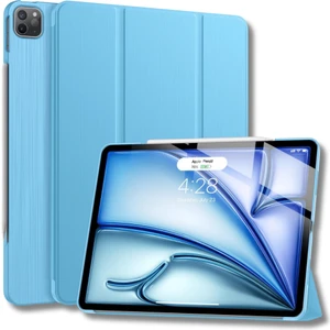 iPad Air 13 Inç M2 Çipli 2024 Uyumlu Akıllı Smart Cover Tablet Kılıfı A2898/A2899/A2900